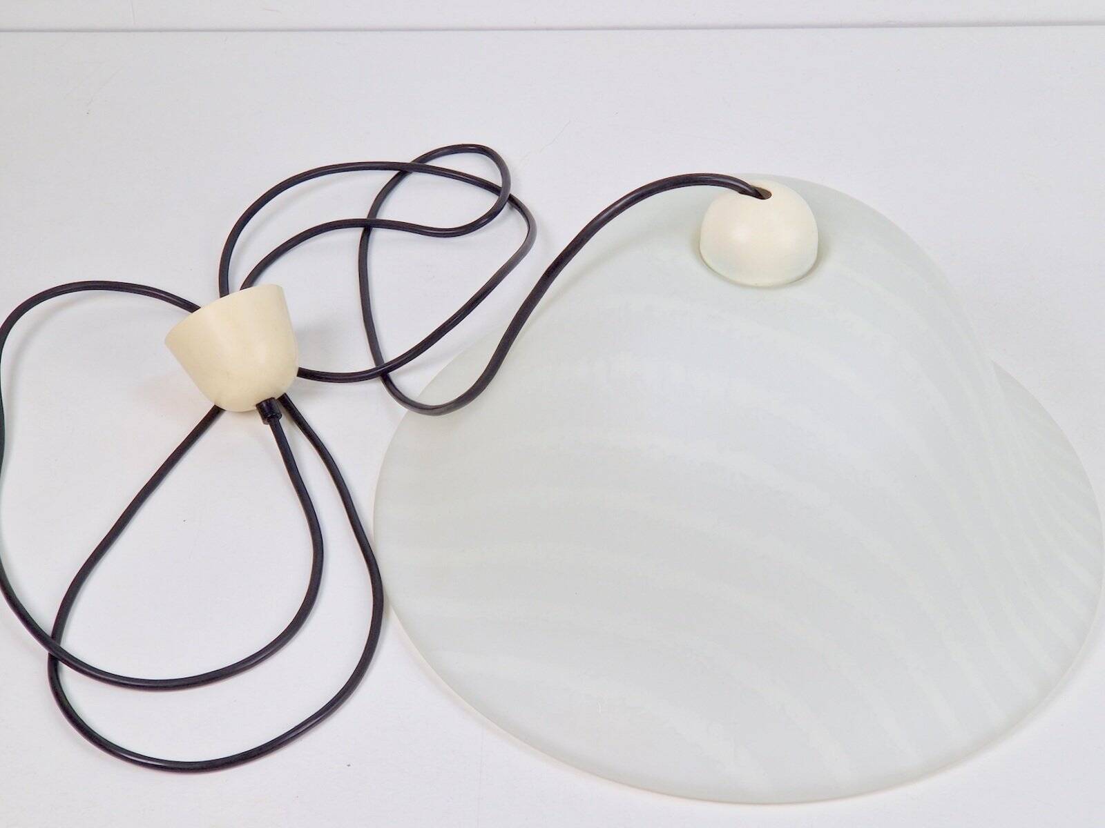 Vintage Pendant Zebra Lamp from Peill & Putzler, 1960s