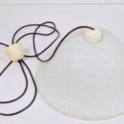Vintage Pendant Zebra Lamp from Peill & Putzler, 1960s