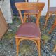Set of  8 chairs bistro bar kitchen wood