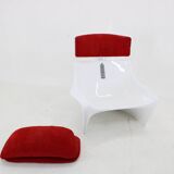 1960s Steen Ostergaard 'President' Fiberglass Lounge Chair for Cado, Denmark