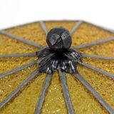 Art Deco wrought iron chandelier by Augustin Louis Calmels, France, Circa 1920