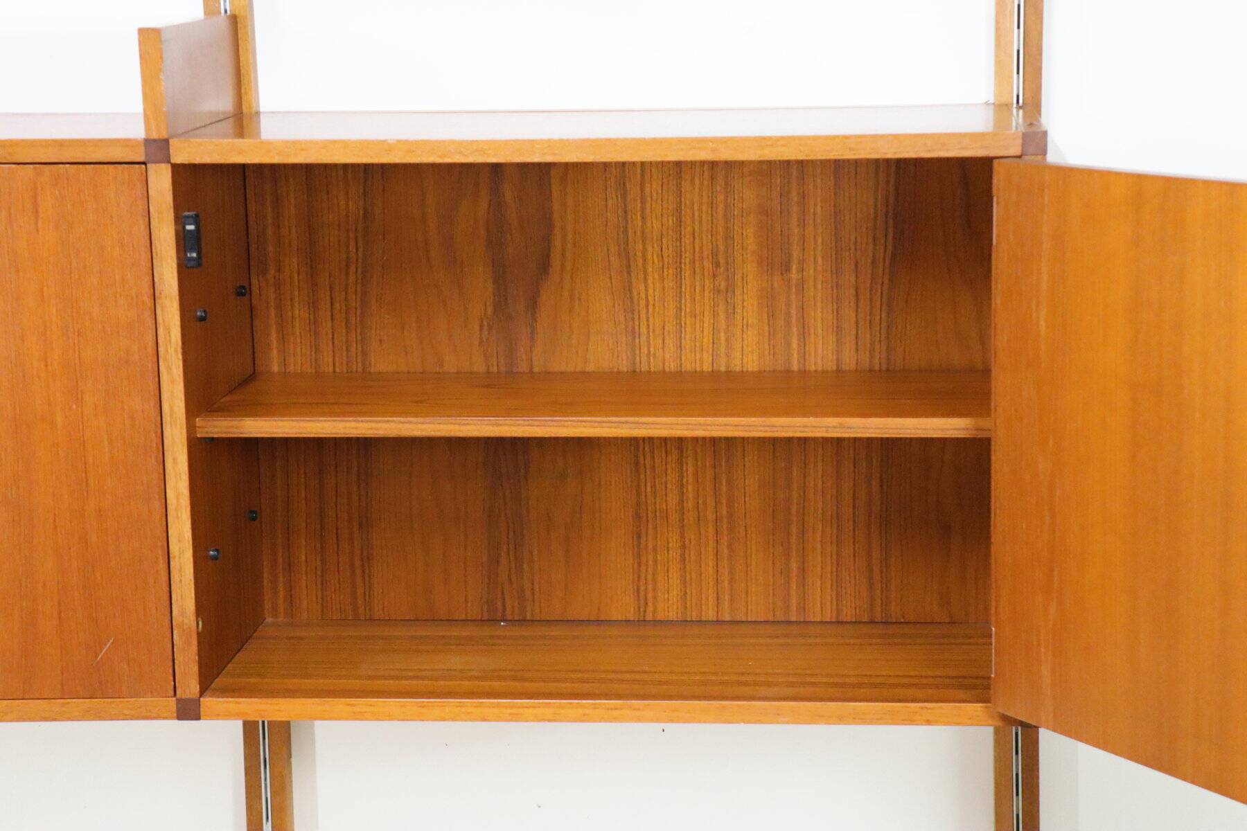 Modular wall bookcase, Minvielle edition by ARP – 1960