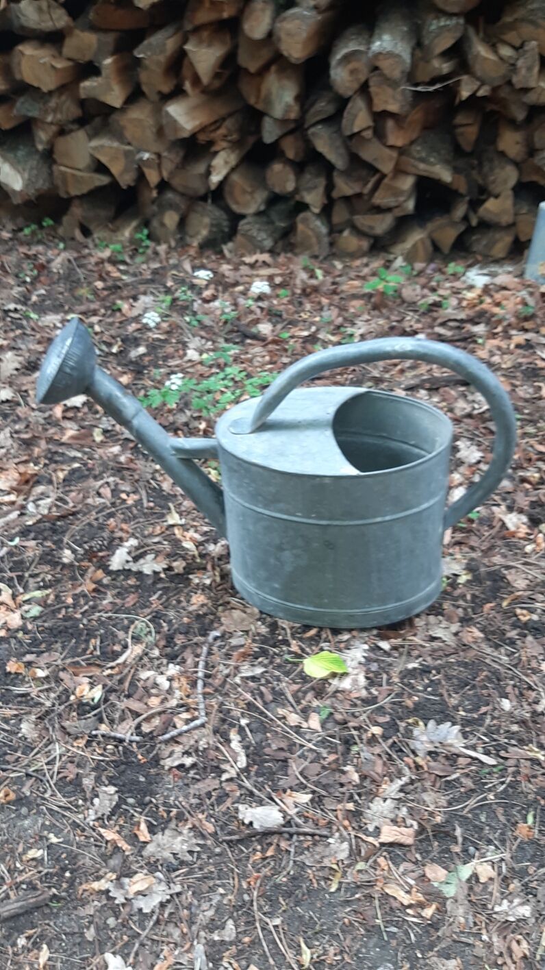 Zinc watering can