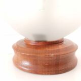 Small vintage 60s wooden table lamp