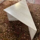 Travertine coffee table