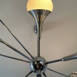 Vintage trumpet chandelier from the 70s