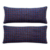 Set of 2 vintage kilim cushion covers 41x119 cm