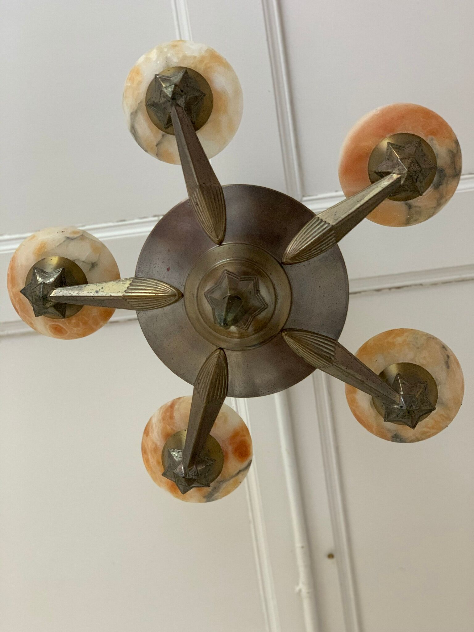 Antique ceiling Lamp Art Deco 1920s