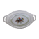 Former open-ended porcelain basket Bavaria Schumann bird motif