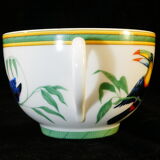 Porcelain tea cup from Paris by Hermes model Toucans