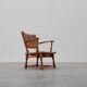 Leather and oak Armchair by Theo Ruth for Artifort, The Netherlands 1940s