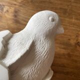 Chick in its egg, decorative plaster - empty pocket