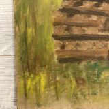 Peinture paysage vintage
