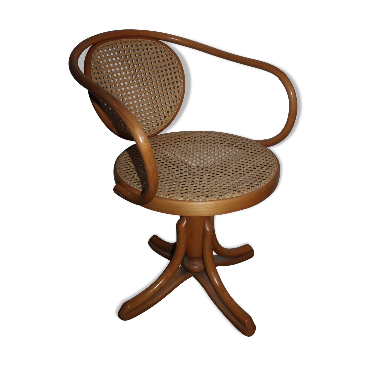 Fauteuil pivotant Thonet début 1900
