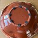 Glazed ceramic plate signed