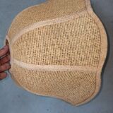 Suspension in jute and braided wicker - lampshade
