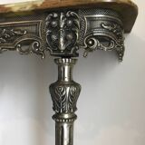 Console en marbre et métal ciselé