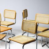 Set of 7 Cesca Chair by Marcel Breuer – a Bauhaus design icon