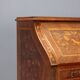 Dutch style desk with floral inlays