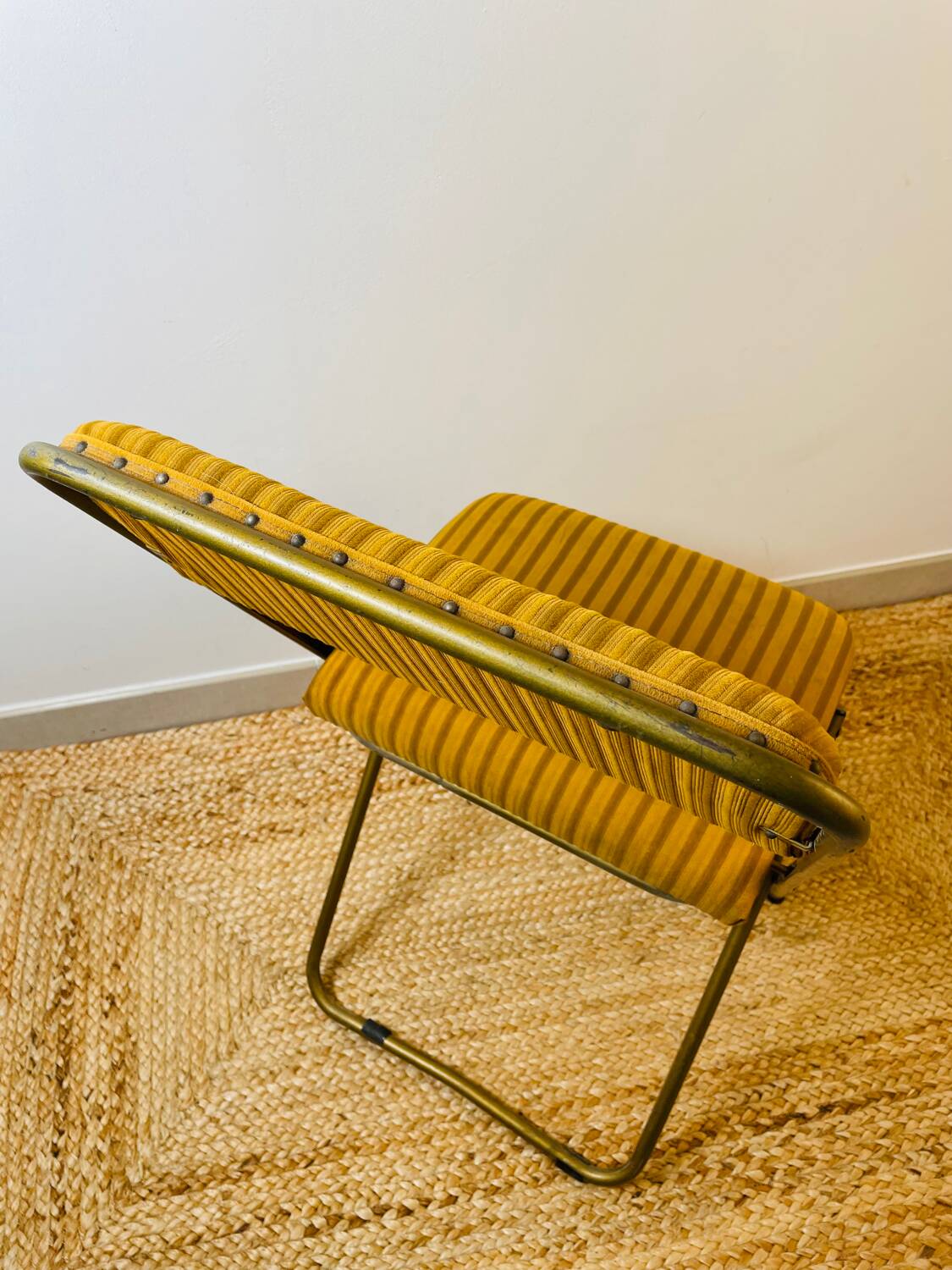 Lafuma  1970s - Chaise Pliante Lafuma Modèle vintage des années  1970s