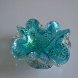 empty blue Murano pockets