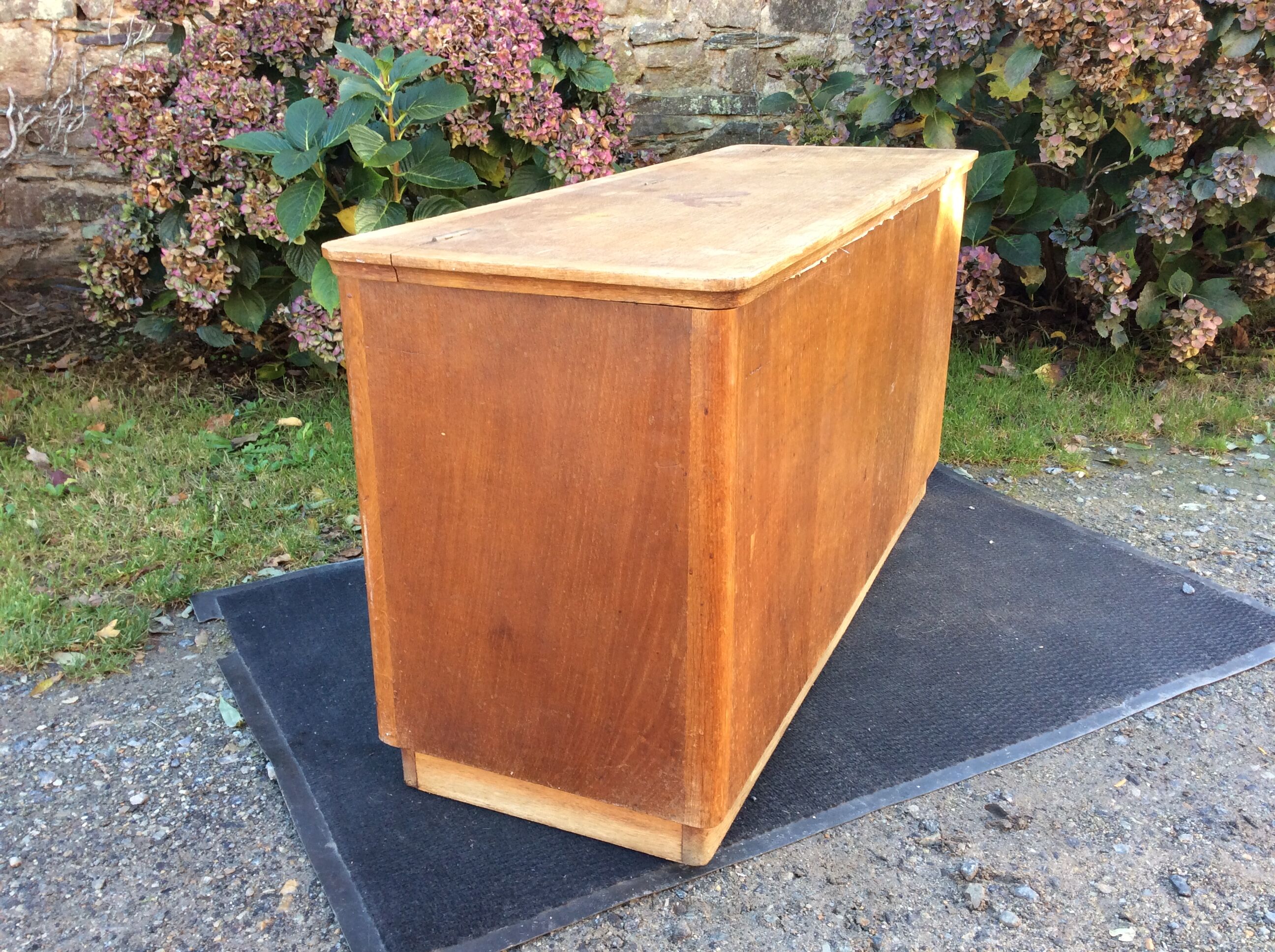 Vintage oak chest 50s