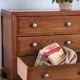 Oak chest of drawers from the 1950s.