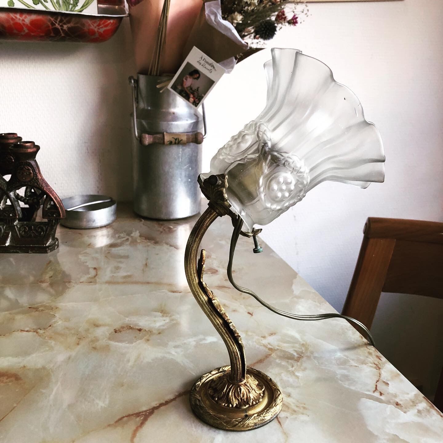 Signed table lamp