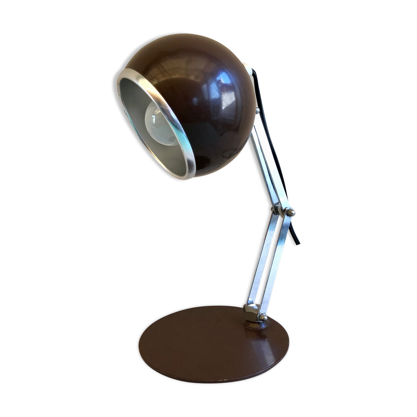 Eyeball Reggiani Italy 70s desk lamp