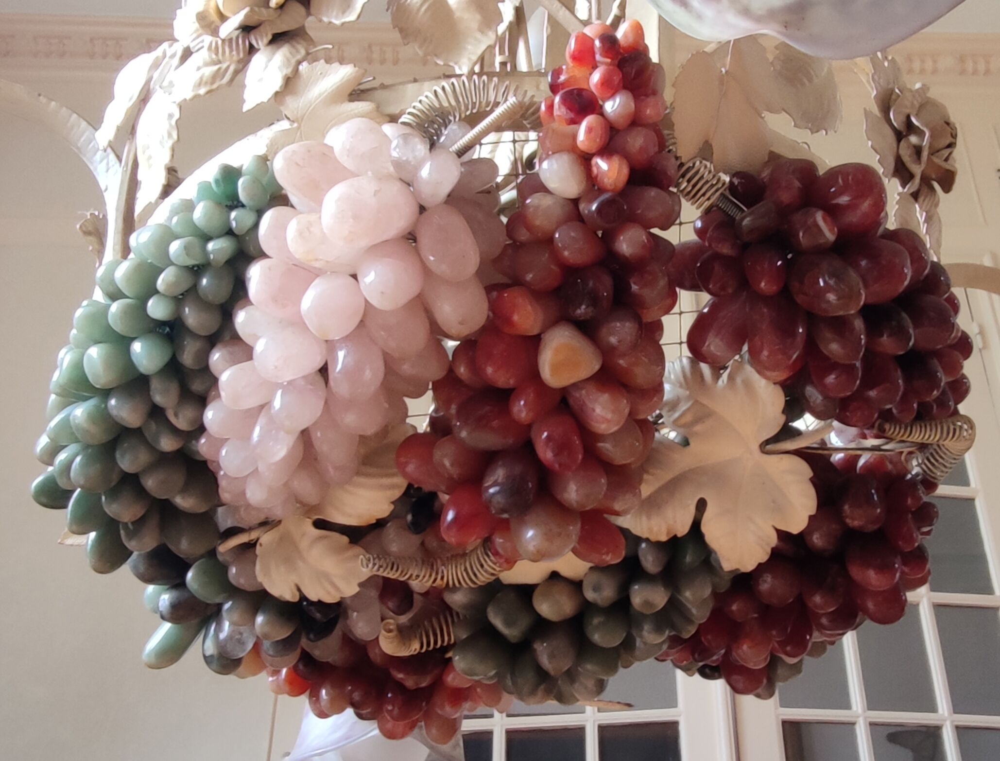 Chandelier Murano bunches of grapes