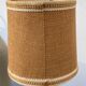 Copper lamp and fabric lampshade from the 70s