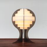 Mid-century Danish plastic table lamp by Flemming Brylle & Preben Jacobsen