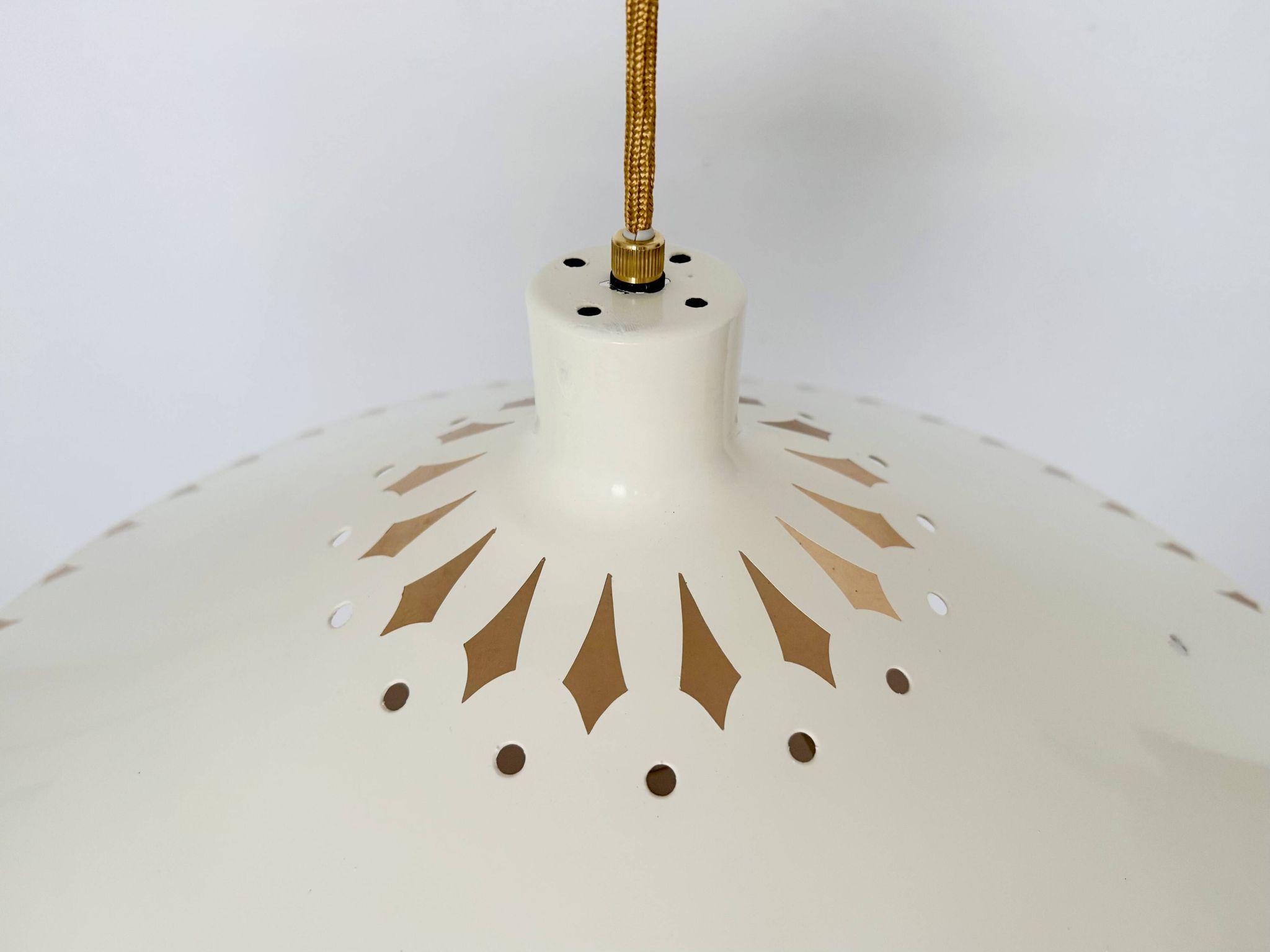 Unique Pendant Lamp with Counterweight by Vereinigte Werkstätten München
