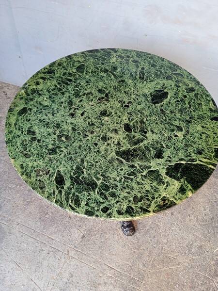 80cm marble bistro table / pedestal table