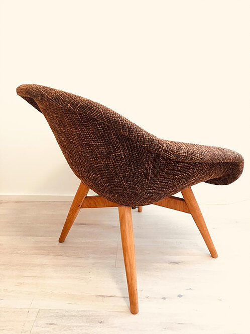 Hull armchair by Miroslav Navratil, years 1960