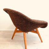 Hull armchair by Miroslav Navratil, years 1960