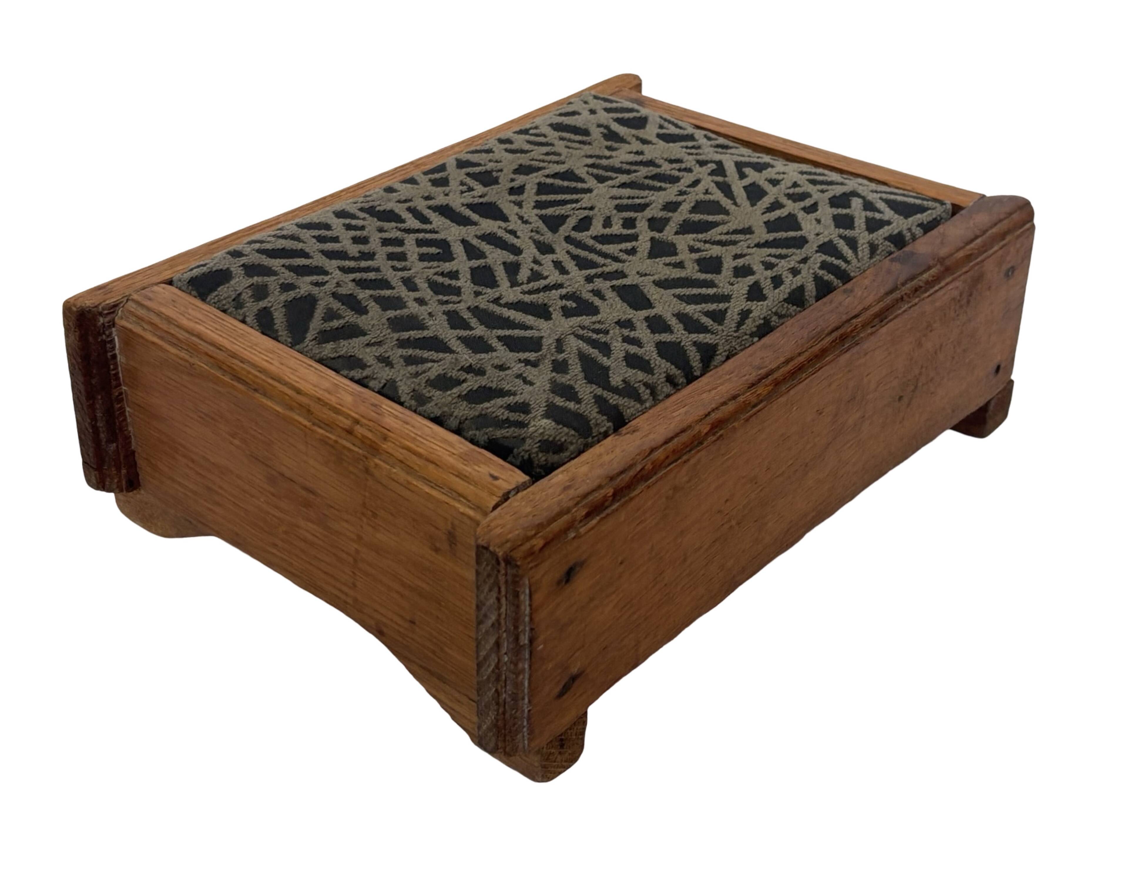 Art Deco footstool foot rest minimalist 30's design