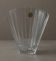 Vase Éventail en cristal de plomb - Cristal d'Arques, années 1980