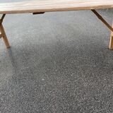 Painted folding brasserie table