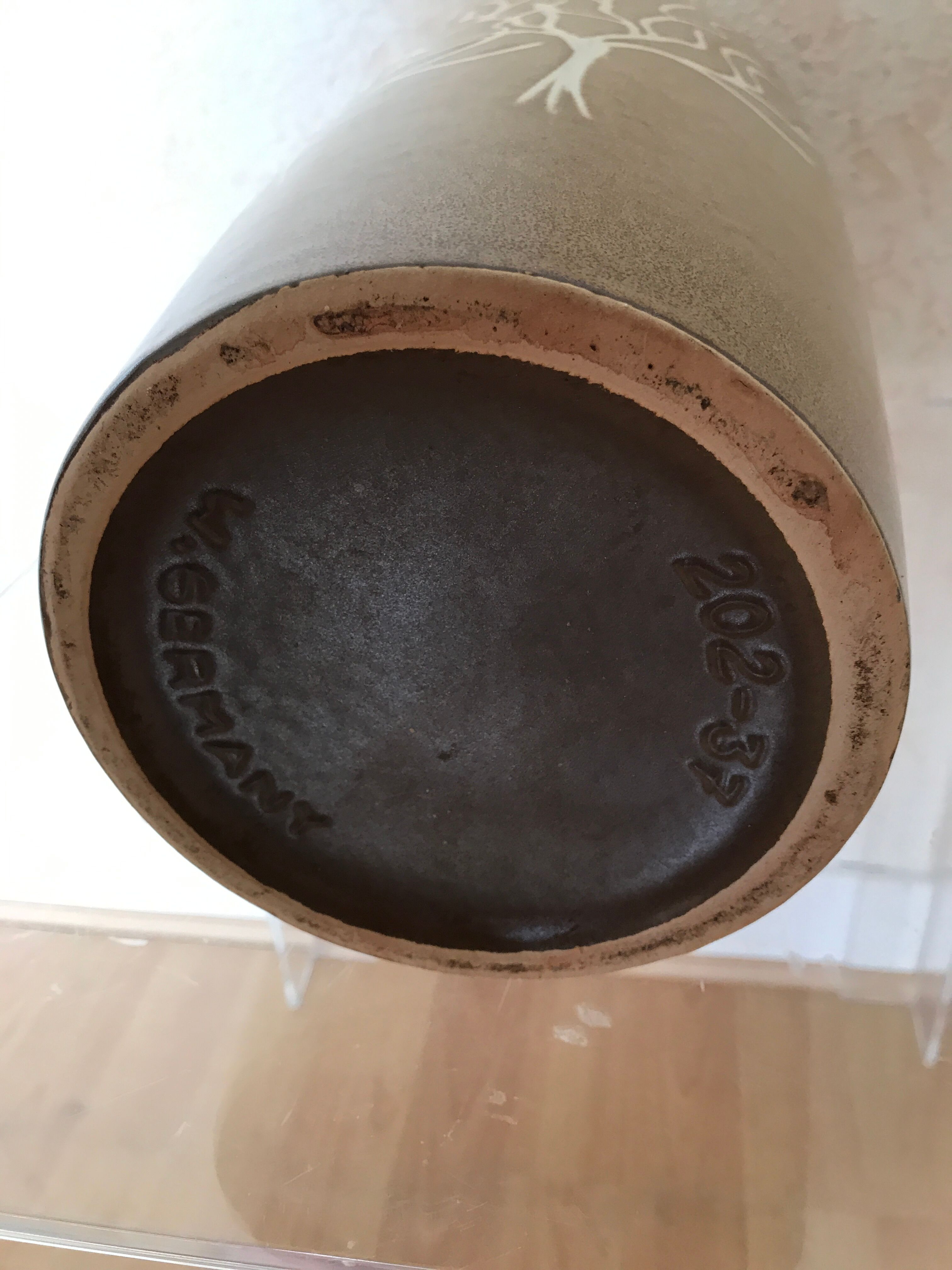 Beige vase West Germany