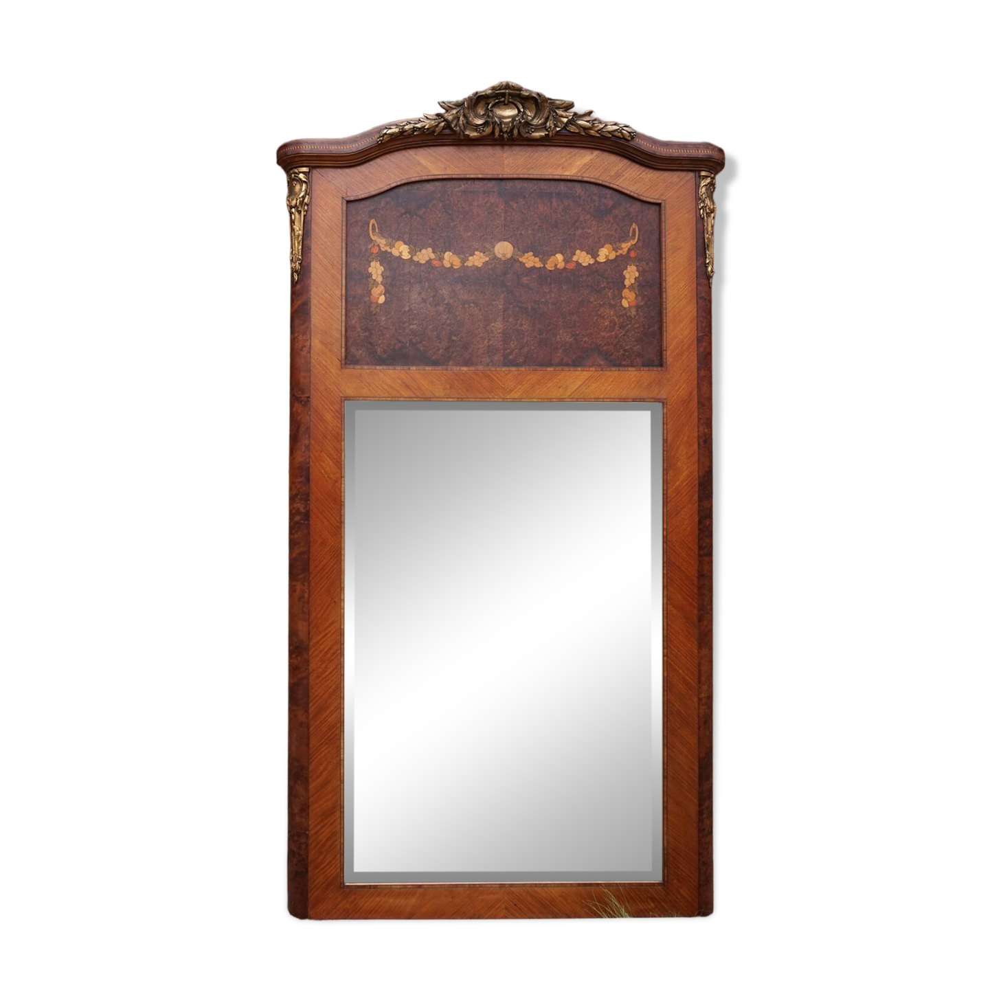Large 19th Century French Fireplace Mirror