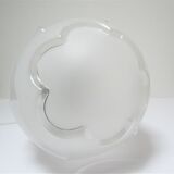 Porcelain ball lamp and art deco style glass