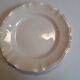 Lot de 5 assiettes plates anciennes en faïence de Sarreguemines