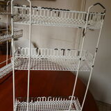 Perforated metal shelf