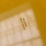 Yellow Melamine Plateau, Space Era, Mid-Century Swedish, 1960s