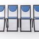 4 chaises de salle à manger par Karl Friedrich Förster pour KFF Allemagne, années 1980, lot de 4