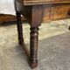 Table bureau noyer massif