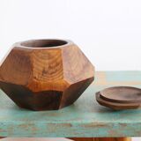 Octagonal art deco wooden box