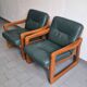 Pair of Scandinavian armchairs by Poul Jeppesen for Holstebro Mobelfabrik