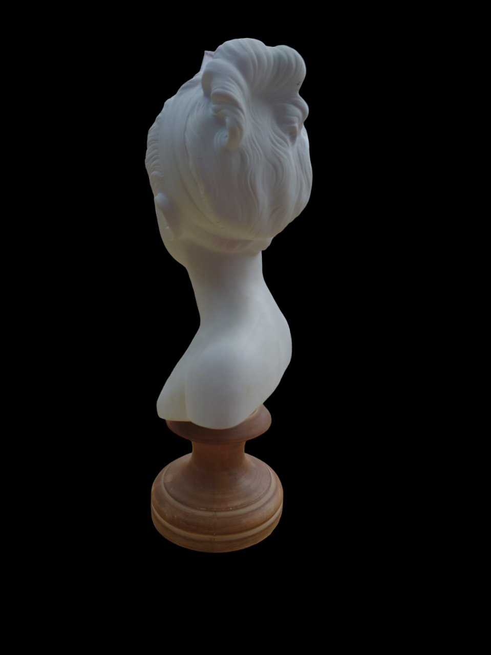 Biscuit bust louise Brongniart signed MNP Limoges XX century